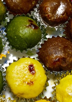 プレーン・チョコ・抹茶のスイートポテト♪-レシピのメイン写真