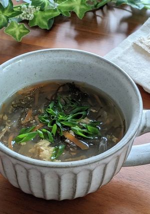 もずくの酸辣湯スープ-レシピのメイン写真