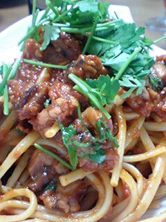 意外と簡単♪タコのトマトソーススパゲティ-レシピのメイン写真