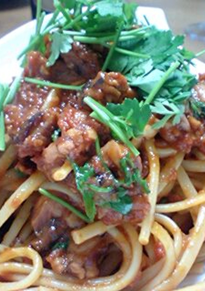 意外と簡単♪タコのトマトソーススパゲティ-レシピのメイン写真