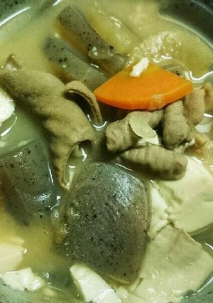 我が家のもつ煮-レシピのメイン写真