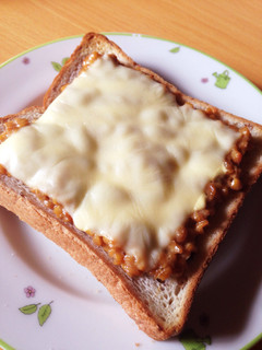 ハマるよ!!納豆トースト-レシピのメイン写真