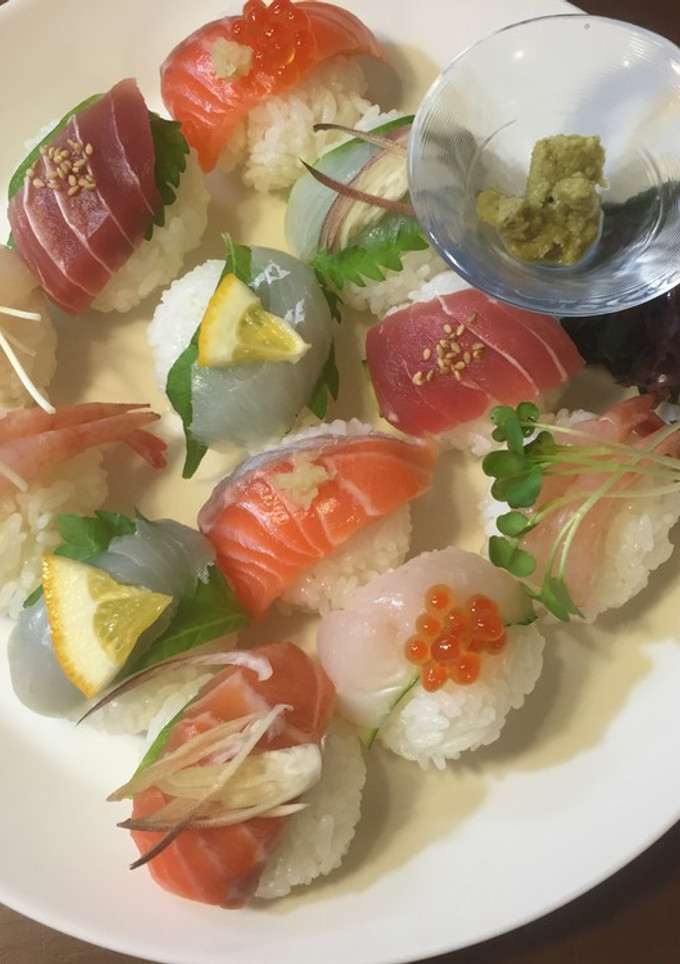 華やか♡簡単♡手まり寿司-レシピのメイン写真
