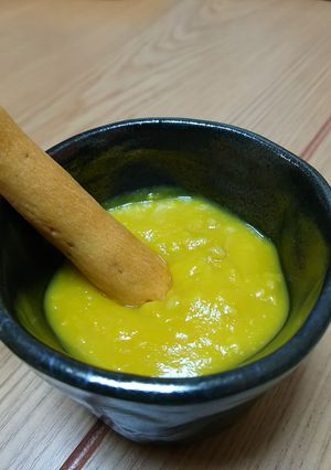 カレーでホットな挽肉入りカボチャスープ-レシピのメイン写真
