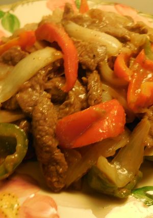 牛肉とピーマンの炒め物☆ペッパーステーキ-レシピのメイン写真