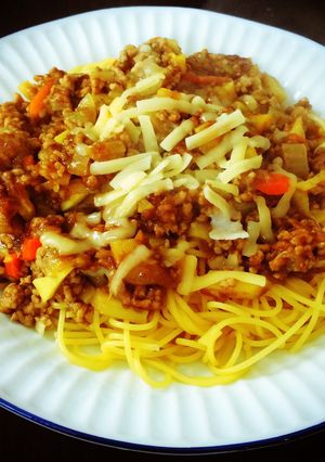 簡単！カレーパスタ！-レシピのメイン写真