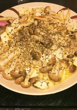 たまごと長芋としめじのバターソテー-レシピのメイン写真