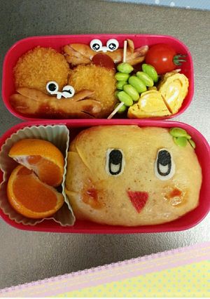 キャラ弁　ふなっしー☆-レシピのメイン写真
