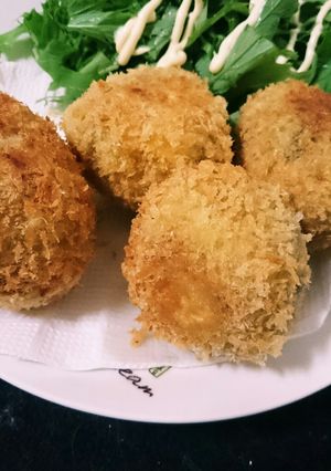 ★さつまいも+肉味噌のコロッケ★-レシピのメイン写真