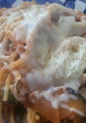 ☆とろ～りチーズ☆なすとツナのナポリタン-レシピのメイン写真