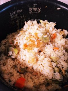 おでんの残り汁で!あっさり炊き込みごはん-レシピのメイン写真