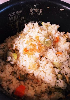 おでんの残り汁で！あっさり炊き込みごはん-レシピのメイン写真