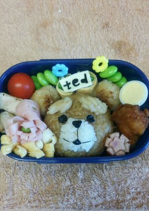 キャラ弁☆焼おにぎりでテッド♪-レシピのメイン写真