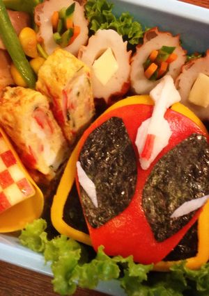 キャラ弁☆仮面ライダーゴースト-レシピのメイン写真