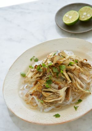 さんまと舞茸のダイエットパスタ-レシピのメイン写真