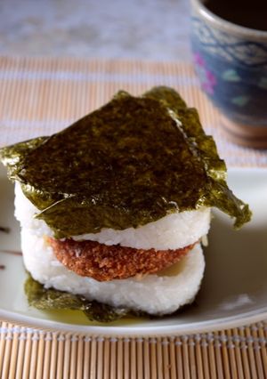 ご飯のハムカツサンド-レシピのメイン写真