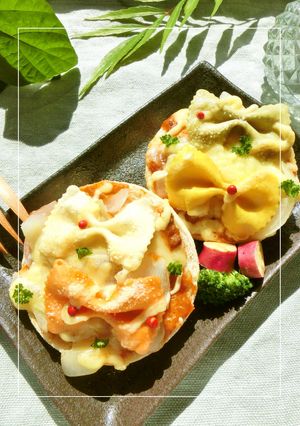 リボンでおめかし★ミートソースマフィン-レシピのメイン写真