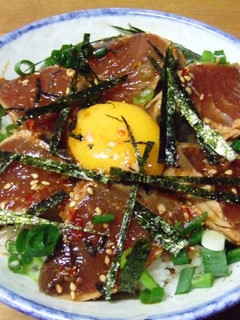 カツオのピリ辛丼-レシピのメイン写真