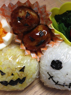 ハロウィンその3@簡単キャラ弁-レシピのメイン写真
