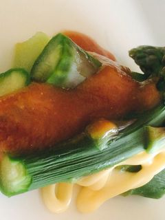 グリーンアスパラの酢味噌マヨかけ-レシピのメイン写真