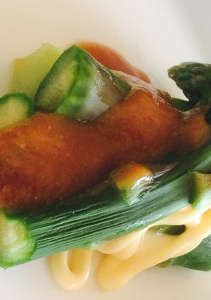 グリーンアスパラの酢味噌マヨかけ-レシピのメイン写真