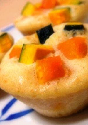 かぼちゃ蒸しケーキ-レシピのメイン写真