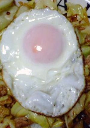 簡単キャベタマ丼-レシピのメイン写真