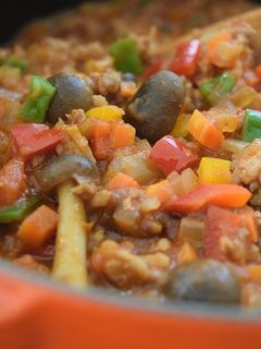 ストウブできのこのキーマカレー-レシピのメイン写真