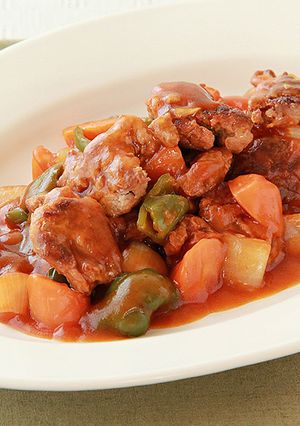 大豆肉のヘルシー酢豚-レシピのメイン写真