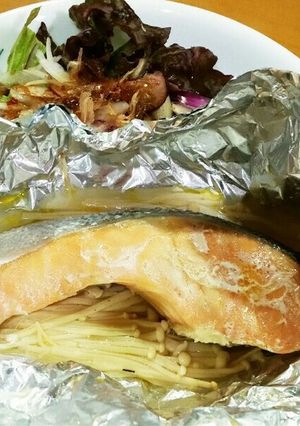 うちの鮭のホイル焼き～( v^-゜)♪-レシピのメイン写真