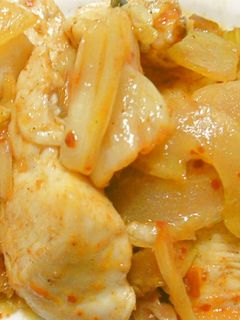 鶏とセロリのキムチ炒め-レシピのメイン写真