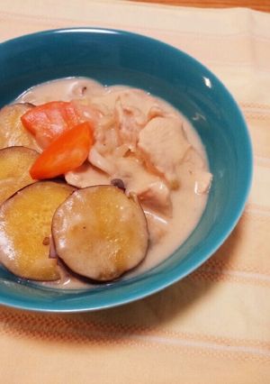 ほっくり☆さつま芋と鶏むね肉のクリーム煮-レシピのメイン写真