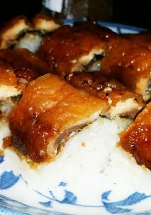 コストコのさんまの蒲焼きで押し寿司-レシピのメイン写真