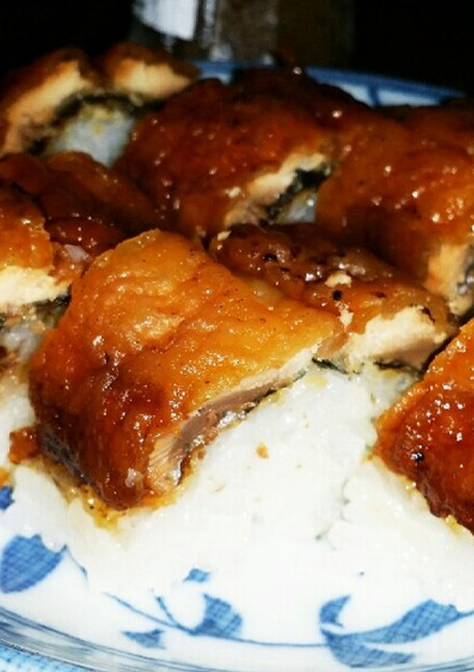 コストコのさんまの蒲焼きで押し寿司-レシピのメイン写真