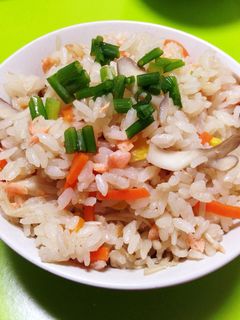 鮭ときのこの炊き込みご飯-レシピのメイン写真