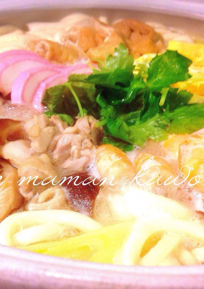 ♪あっつあつの♪おもてなし鍋焼きうどん-レシピのメイン写真