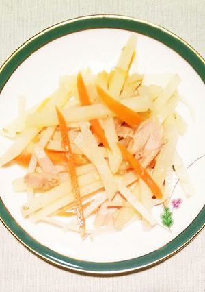 じゃが芋とツナ缶のからし和え-レシピのメイン写真