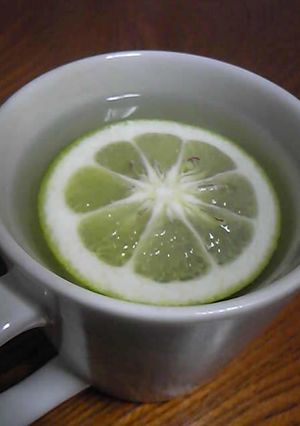 かぼす緑茶-レシピのメイン写真