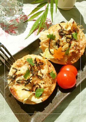 紫蘇×レモン香る❀湯葉の和トースト-レシピのメイン写真