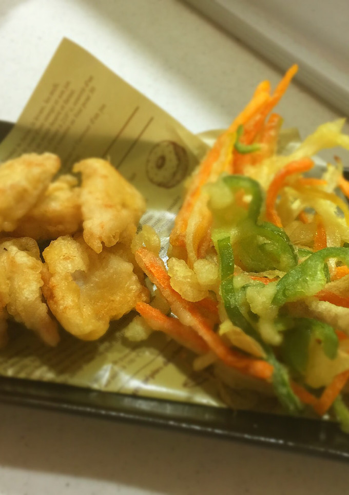 野菜かき揚げととり天-レシピのメイン写真