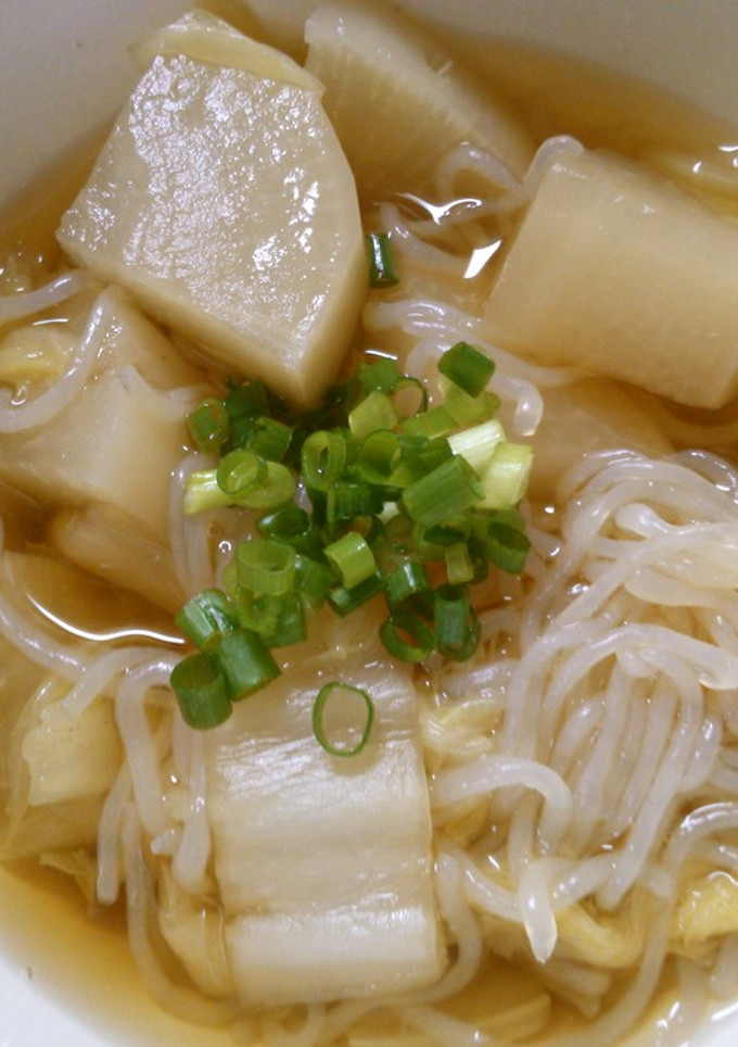 簡単！さっぱり♫大根と白菜、白滝の煮物！-レシピのメイン写真