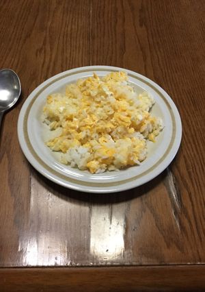 朝ごはんにぴったり！チーズチャーハン風！-レシピのメイン写真