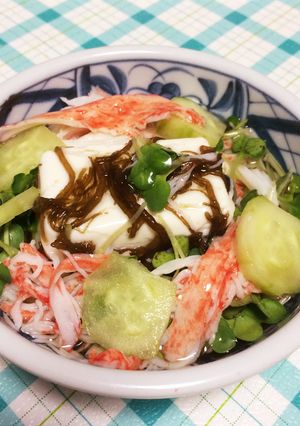 あっさりもずく豆腐-レシピのメイン写真