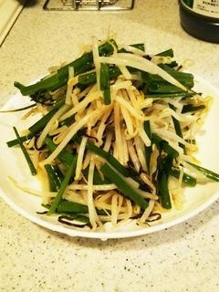 もやしと小ネギの塩昆布あえ-レシピのメイン写真