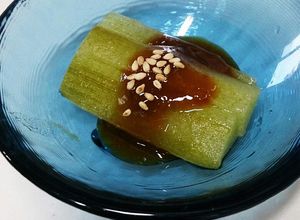 ズイキ(里芋の茎)酢味噌あえ＆煮物-レシピのメイン写真