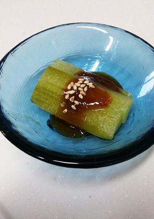ズイキ(里芋の茎)酢味噌あえ＆煮物-レシピのメイン写真