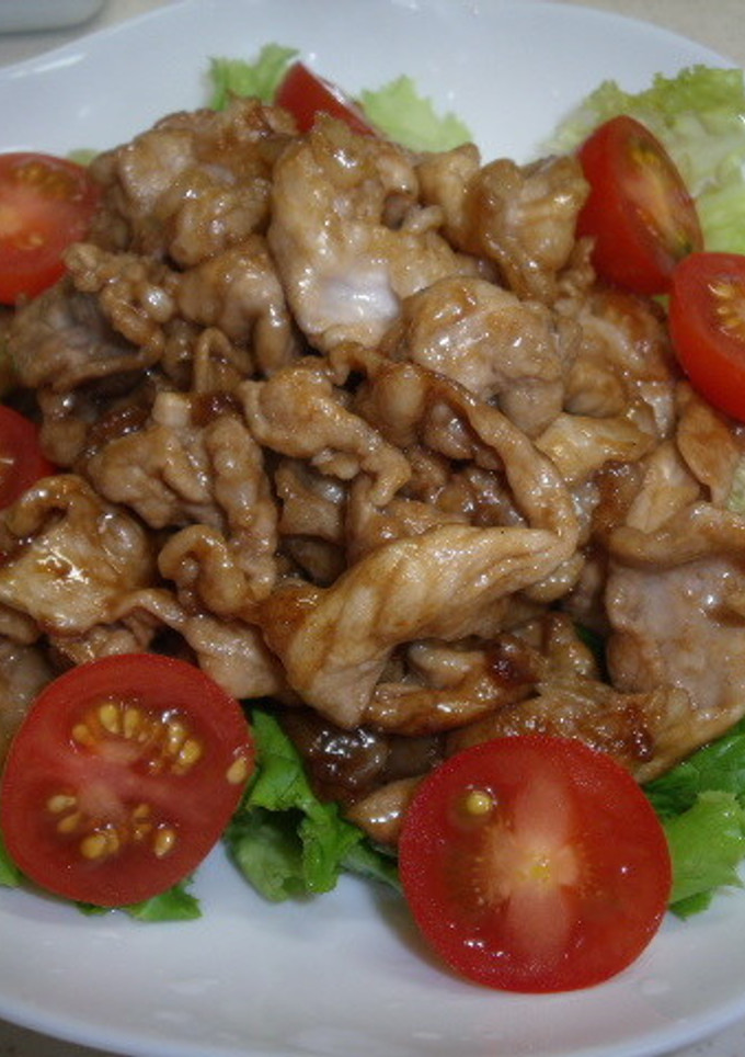 簡単・豚肉の甘辛炒め-レシピのメイン写真