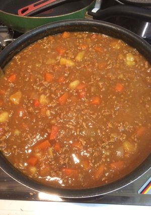 子供が喜ぶひき肉のカレー-レシピのメイン写真