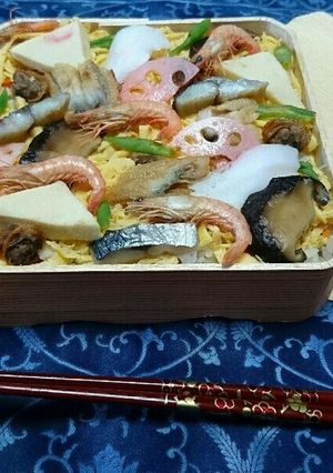 お祭りにはばら寿司-レシピのメイン写真