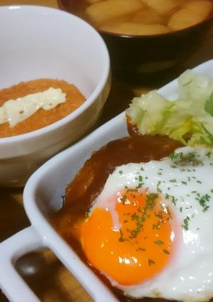 ハインツデミソースdeロコモコ丼♪-レシピのメイン写真